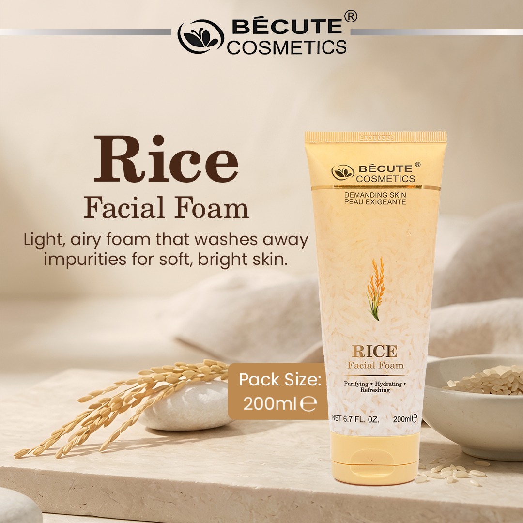 Becute Cosmetics Rice Facial Foam (200ml)
