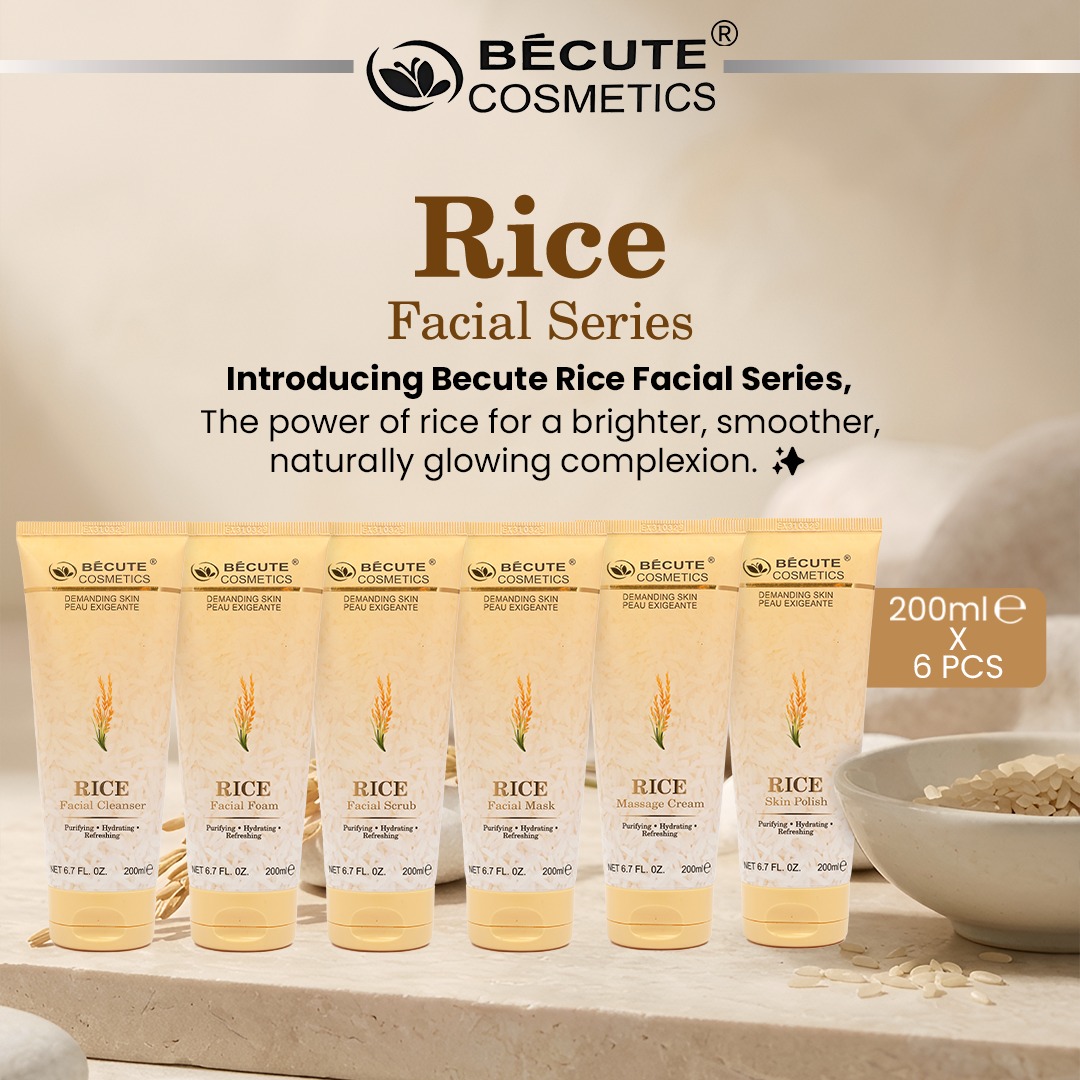 Becute Cosmetics Rice Facial Kit (200ml Each) Pack of 6